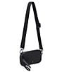 Color:Black - Image 4 - Ella Neoprene Phone Zip Crossbody Bag