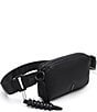 Thacker Nylon Aurora Phone Zip Sling Crossbody Belt Bag, Color:Black - Image 4