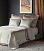 Color:Silver - Image 2 - Charmeuse Channel Quilt Pillow