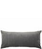 Color:Coal - Image 1 - Duchess + Velvet Reversible Pillow