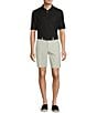 Roundtree & Yorke The Cloud Collection 9#double; Flat Front Washed Chino Shorts, Color:Mint - Image 3