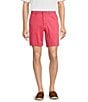 Roundtree & Yorke The Cloud Collection 9#double; Flat Front Washed Chino Shorts, Color:Berry - Image 1