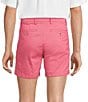 Roundtree & Yorke The Cloud Short 5#double; Straight Fit Flat Front Stretch Washed Chino Shorts, Color:Berry - Image 2