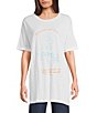The Laundry Room Short Sleeve Ain't My First Rodeo Graphic Oversized T-Shirt, Color:White - Image 1