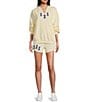 The Mayfair Group Athletic Dept Coordinating Shorts, Color:Yellow - Image 5