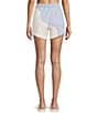 The Mayfair Group Inhale Exhale Coordinating Shorts, Color:Blue - Image 2