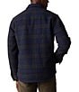 The Normal Brand Brightside Wool Plaid Workwear Jacket, Color:Navy - Image 2