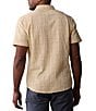 The Normal Brand Freshwater Pattern Short Sleeve Woven Shirt, Color:Sunglow - Image 2