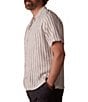 The Normal Brand Freshwater Resort Linen Blend Short Sleeve Woven Camp Shirt - Image 3