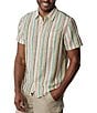 Color:Sherbet - Image 3 - Freshwater Short Sleeve Woven Shirt