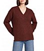 The Normal Brand Homebound V-Neck Plush Jersey Knit Sweater - Image 4
