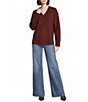 The Normal Brand Homebound V-Neck Plush Jersey Knit Sweater - Image 6