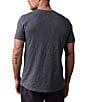 The Normal Brand Legacy Short Sleeve Henley T-Shirt, Color:Waterloo - Image 2