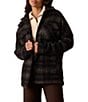 The Normal Brand Logan Lodge Soft Wool Blend Plaid Button Front Jacket, Color:Shadow Plaid - Image 1