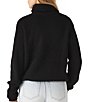Color:Black - Image 2 - Monterosa Long Sleeve Mock Neck Sweater