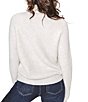 Color:Cream - Image 2 - Monterosa Long Sleeve Mock Neck Sweater