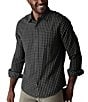 Color:Black Plaid - Image 1 - Nikko Long-Sleeve Small Plaid Woven Shirt