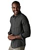 Color:Black Plaid - Image 3 - Nikko Long-Sleeve Small Plaid Woven Shirt