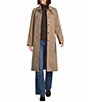 The Normal Brand Point Collar Hidden Button Front Car Coat - Image 1