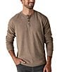 The Normal Brand Puremeso Everyday Henley Shirt, Color:Taupe - Image 1