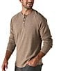 The Normal Brand Puremeso Everyday Henley Shirt, Color:Taupe - Image 3