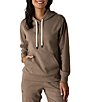 Color:Taupe - Image 1 - Puremeso Everyday Two-Way Stretch Hoodie