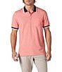 Color:Canyon Sunset - Image 1 - Puremeso Tipped Short-Sleeve Polo Shirt