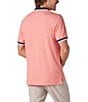 Color:Canyon Sunset - Image 2 - Puremeso Tipped Short-Sleeve Polo Shirt