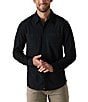 Color:Black - Image 3 - Sequoia Jacquard Long Sleeve Woven Shirt