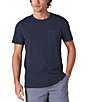 Color:Navy - Image 1 - Slub Pocket Short-Sleeve T-Shirt