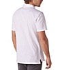 The Normal Brand Vintage Slub Short-Sleeve Polo Shirt, Color:White - Image 2