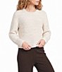 The Normal Brand Willow Marled Texture Knit Crew Neck Sweater - Image 1