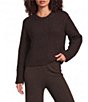 The Normal Brand Willow Marled Texture Knit Crew Neck Sweater - Image 4