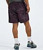 Color:Black Currant Purple - Image 2 - Action 2.0 Printed 7#double; Inseam Shorts