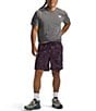 Color:Black Currant Purple - Image 4 - Action 2.0 Printed 7#double; Inseam Shorts