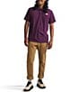 Color:Black Currant Purple - Image 3 - Adventure Short Sleeve Knit Polo Shirt