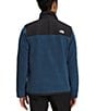 Color:Shady Blue/TNF Black - Image 2 - Alpine Polartec® Color Block Quarter Zip Fleece Pullover