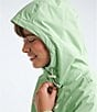 Color:Misty Sage - Image 5 - Antora DryVent™ Waterproof Hooded Stand Collar Jacket
