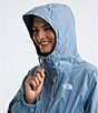 Color:Steel Blue - Image 5 - Antora Long Sleeve Windproof Rain Hooded Jacket