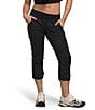 The North Face Aphrodite 2.0 Water Resistant Drawstring Capri Pants, Color:Black- NPF - Image 1