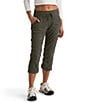 The North Face Aphrodite 2.0 Water Resistant Drawstring Capri Pants, Color:New Taupe Green-NPF - Image 1