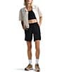 The North Face Aphrodite Motion Elastic Drawstring Waist Bermuda Shorts, Color:TNF Black - Image 3