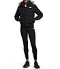 The North Face Arctic Hooded Faux Fur Snap Front Down Bomber Jacket, Color:TNF Black-NPF - Image 4