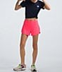 The North Face Arque 3#double; Pull-On Split Side Shorts, Color:Radiant Poppy - Image 3