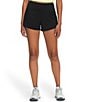 Color:TNF Black - Image 1 - Arque 3#double; Pull-On Split Side Shorts