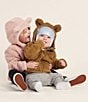 The North Face Baby Girls 3-24 Months Long Sleeve Full-Zip Bear Hoodie, Color:Pink - Image 2