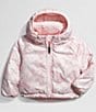 Color:Purdy Pink - Image 3 - Baby Girls Newborn-24 Months Perrito Reversible Long-Sleeve Hooded Snow Ski Jacket