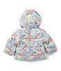 The North Face Baby Girls Reversible Shasta Full-Zip Hooded Ski Jacket, Color:Muted Pine Folk Floral - Image 2