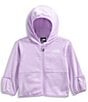 The North Face Baby Glacier Full Zip Hoodie, Color:Lite Lilac - Image 1