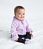 The North Face Baby Glacier Full Zip Hoodie, Color:Lite Lilac - Image 3
